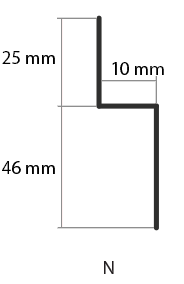 ukoncovaci N basic rozmery